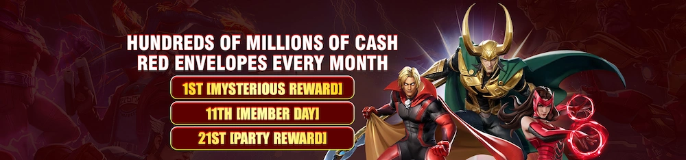 HUNDREDS OF MILLIONS OF CASH RED ENVELOPES EVERY MONTH